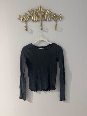 Free People We The Free Be My Baby Long-Sleeve Tee